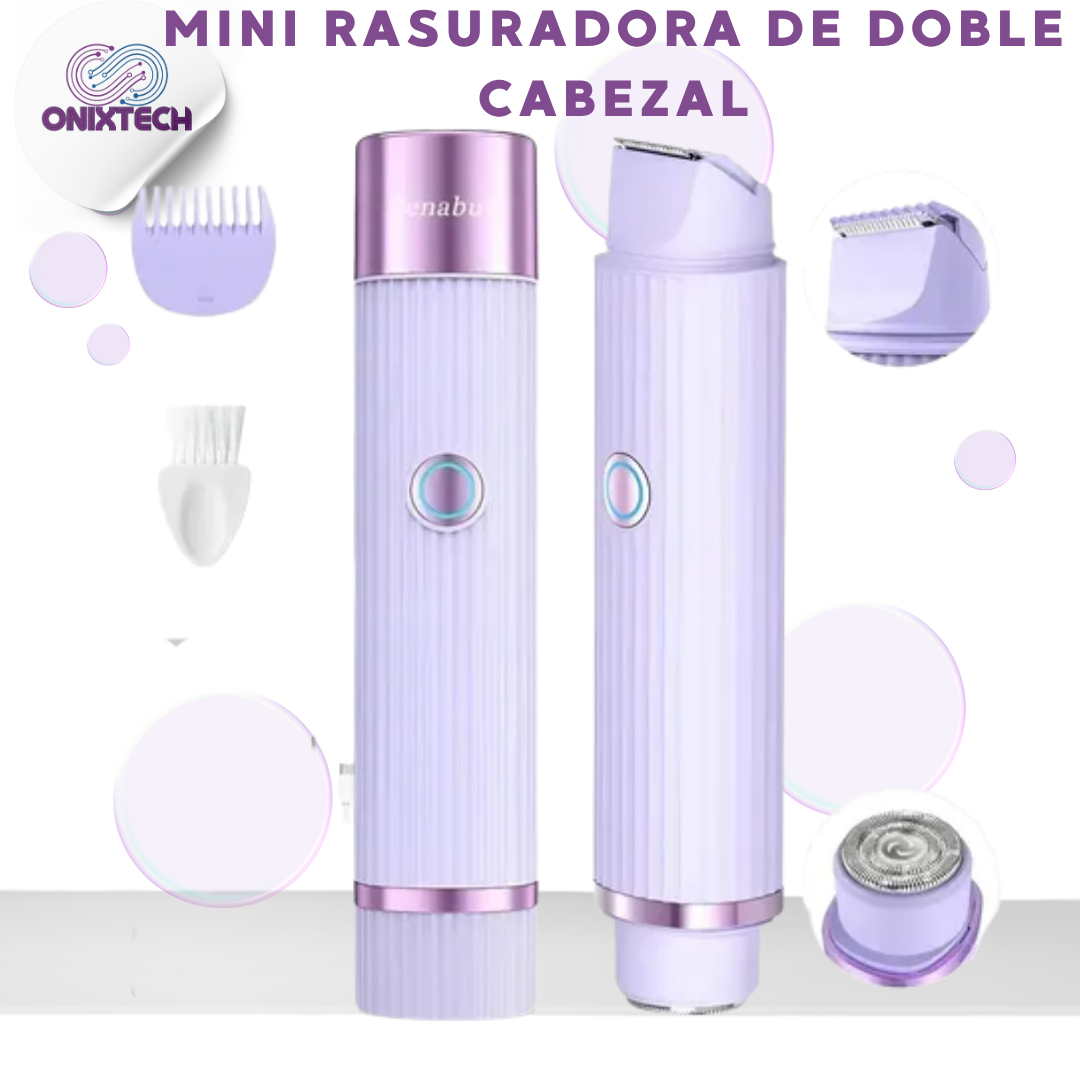 Mini Rasuradora de doble cabezal